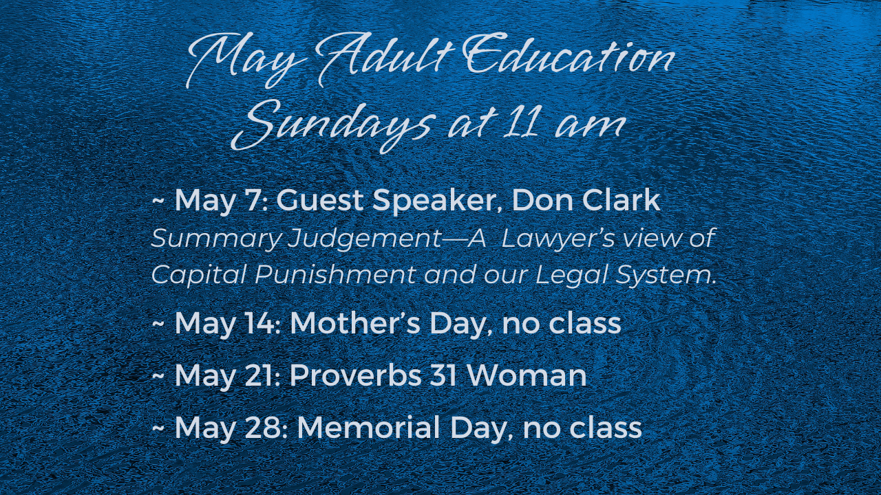 May Adult Ed
